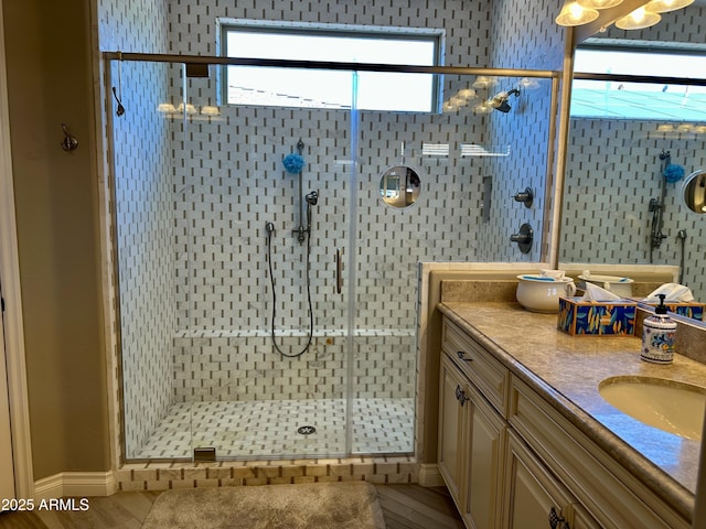 562 E Vesper Trl, Queen Creek, AZ 85140 - full bath with vanity and a stall shower