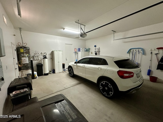 562 E Vesper Trl, Queen Creek, AZ 85140 - garage featuring gas water heater and a garage door opener