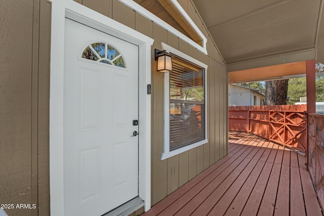 view of entrance to property