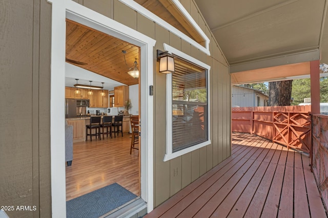 view of deck