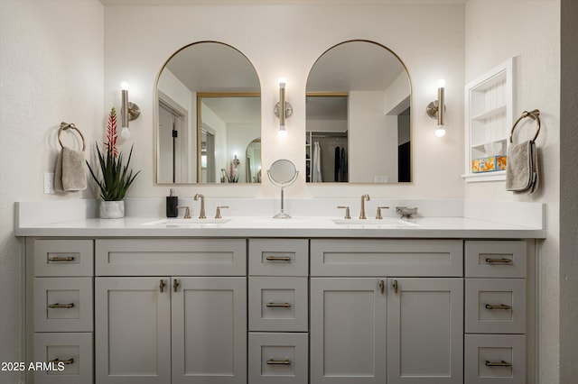 8068 E Del Trigo Rd, Scottsdale, AZ 85258 - full bath featuring double vanity