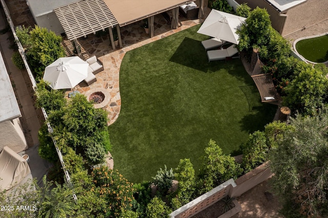 8068 E Del Trigo Rd, Scottsdale, AZ 85258 - drone / aerial view