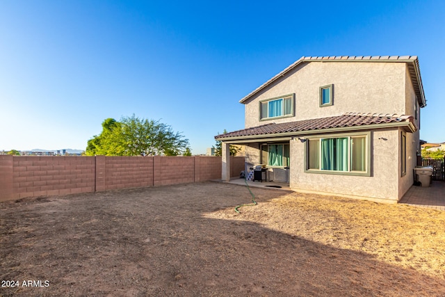 view of rear view of property