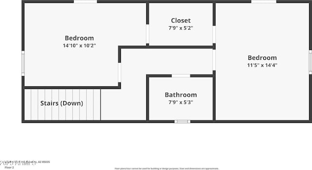 2227 N 57th Dr, Phoenix, AZ 85035 - room layout