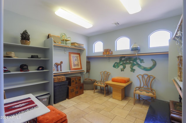 living area featuring plenty of natural light