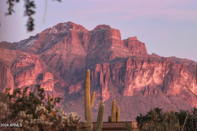 view of mountain feature