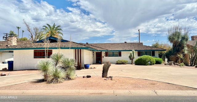 view of ranch-style house