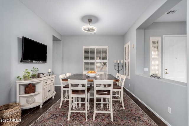 view of dining room