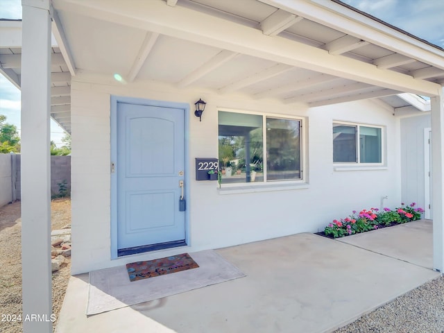 view of property entrance