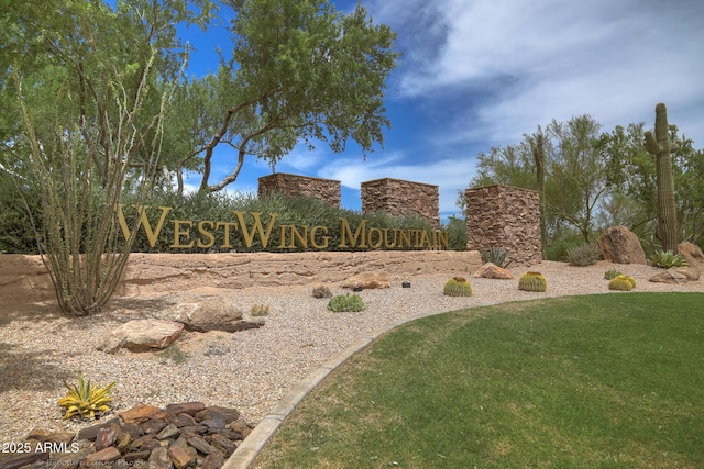 26796 N 86th Ln, Peoria, AZ 85383 - community / neighborhood sign with a yard