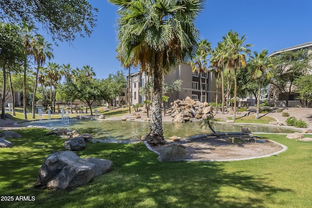 5345 E Van Buren St Unit 305, Phoenix, AZ 85008 - view of home's community featuring a lawn