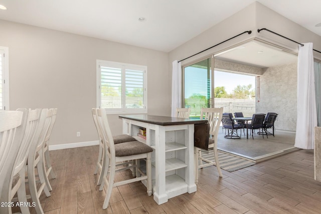 5314 N 182nd Ln, Litchfield Park, AZ 85340 - dining space with light wood-style floors and recessed lighting