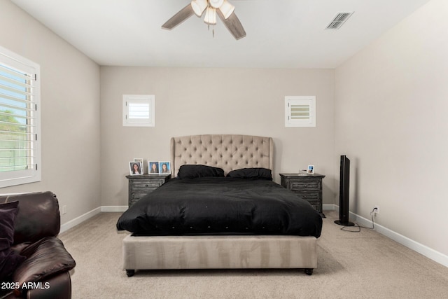 5314 N 182nd Ln, Litchfield Park, AZ 85340 - carpeted bedroom with baseboards and a ceiling fan