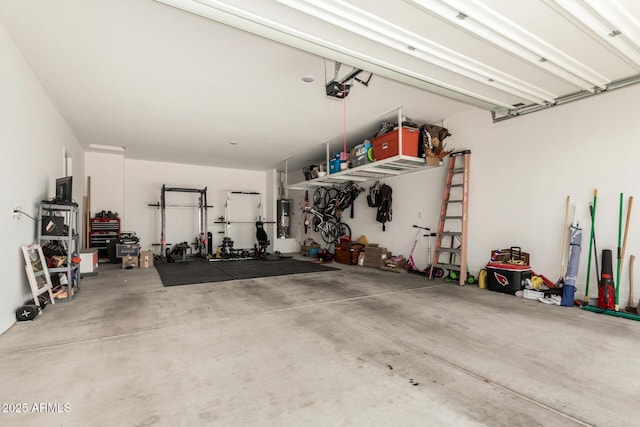 5314 N 182nd Ln, Litchfield Park, AZ 85340 - garage with gas water heater and a garage door opener