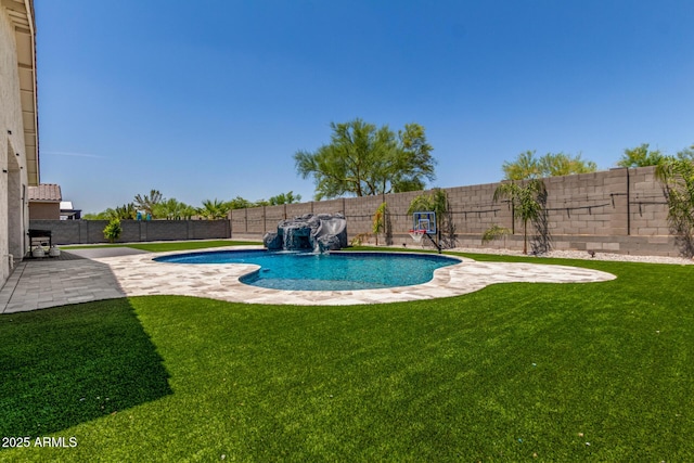 5314 N 182nd Ln, Litchfield Park, AZ 85340 - view of swimming pool with a fenced backyard and a patio