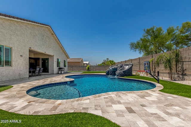 5314 N 182nd Ln, Litchfield Park, AZ 85340 - view of pool with a fenced backyard and a patio area