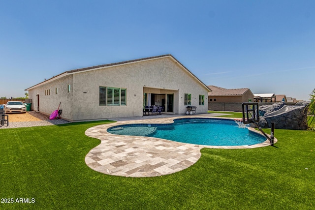 5314 N 182nd Ln, Litchfield Park, AZ 85340 - view of pool featuring a fenced backyard and a patio