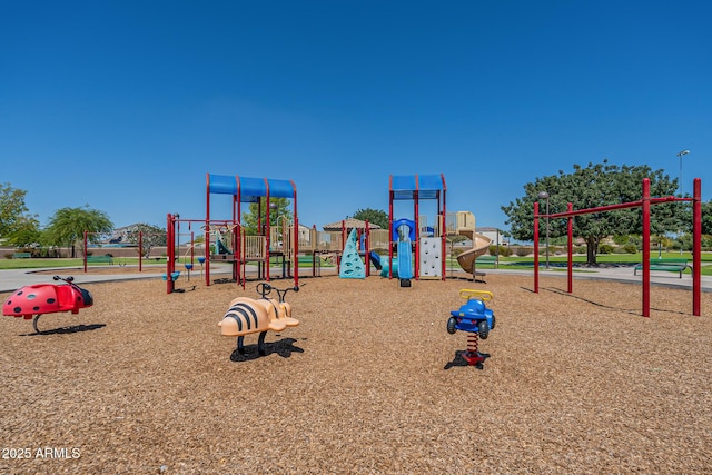 view of play area