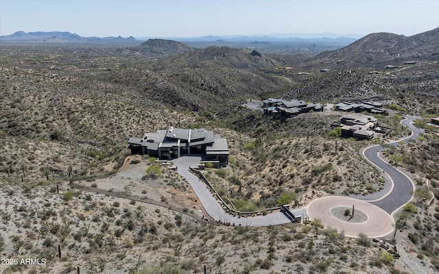 9643 E Cintarosa Pass, Scottsdale, AZ 85262 - drone / aerial view with a mountain view