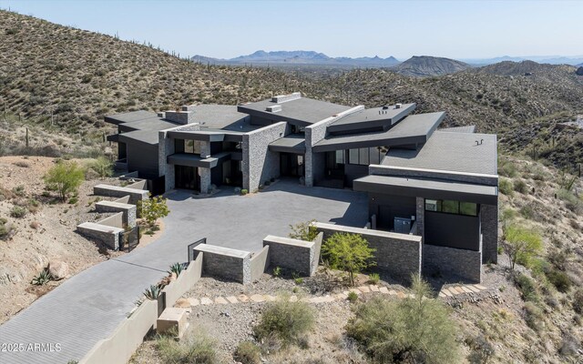 9643 E Cintarosa Pass, Scottsdale, AZ 85262 - exterior space with a mountain view