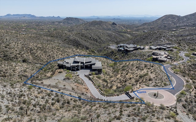 9643 E Cintarosa Pass, Scottsdale, AZ 85262 - aerial view featuring a mountain view