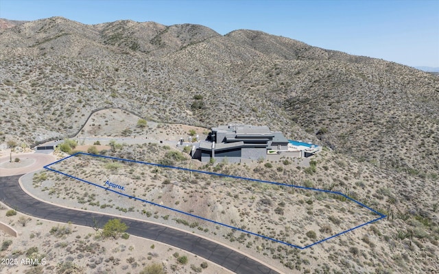 9643 E Cintarosa Pass, Scottsdale, AZ 85262 - property view of mountains featuring a rural view and a desert view
