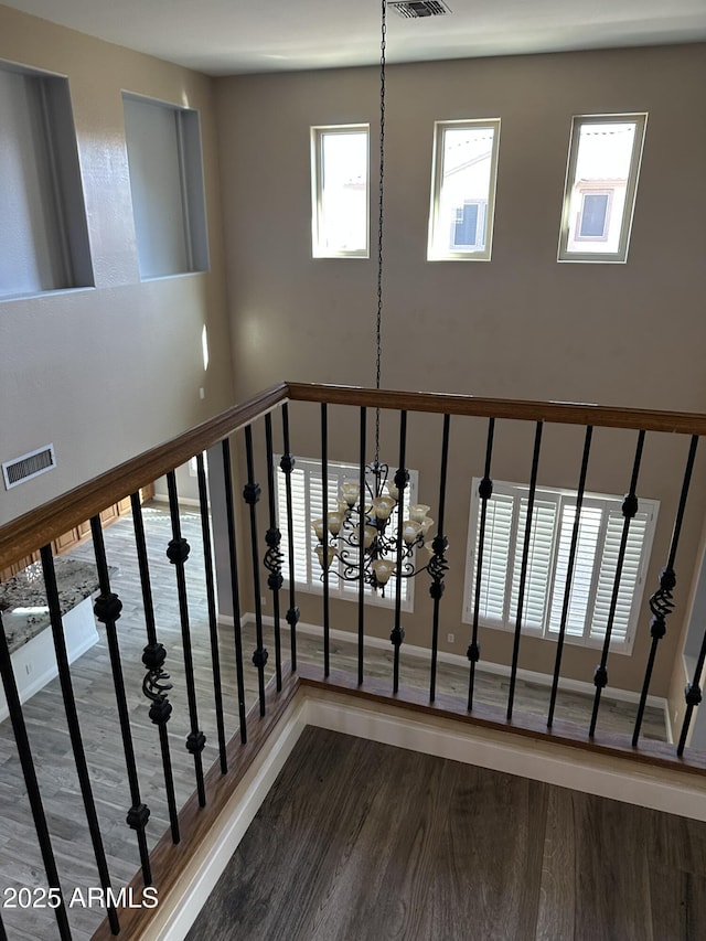 13259 W Flower St, Litchfield Park, AZ 85340 - stairs with wood finished floors and visible vents