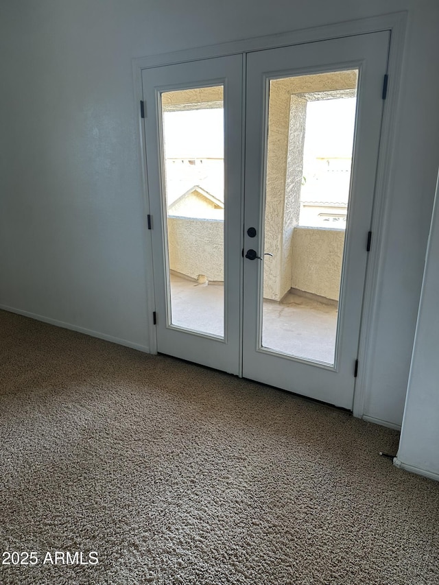 13259 W Flower St, Litchfield Park, AZ 85340 - doorway featuring carpet and french doors