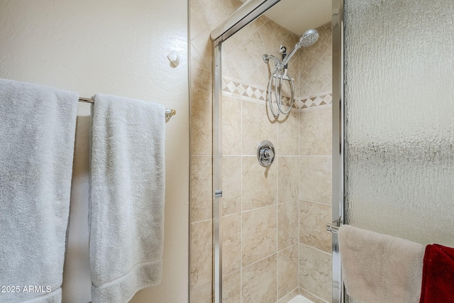 bathroom with walk in shower