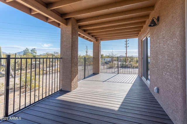 view of deck