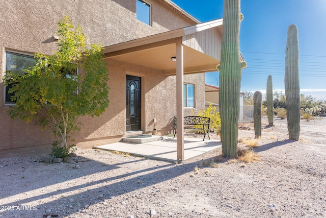 view of rear view of property