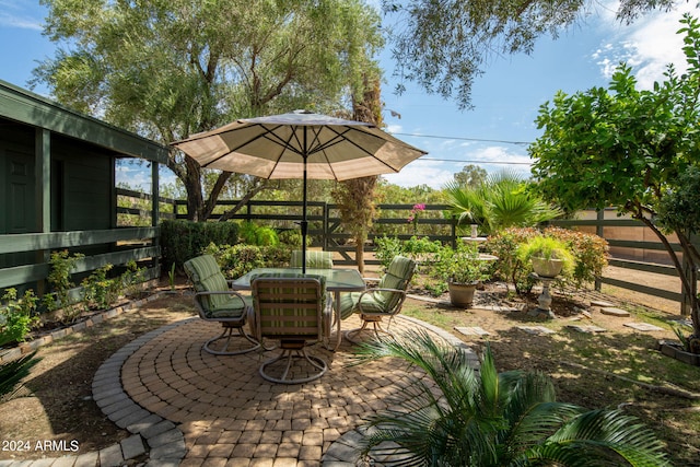 view of patio