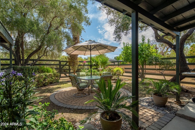 view of patio