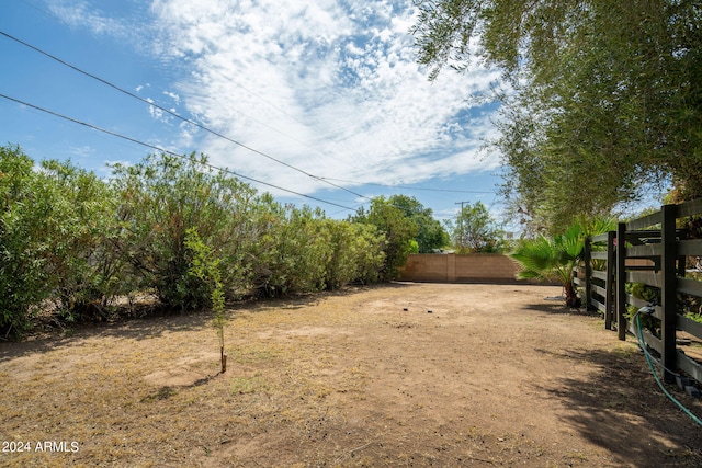 view of yard