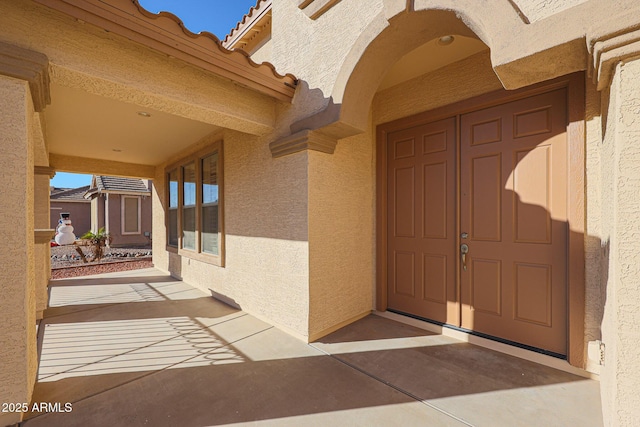 view of property entrance