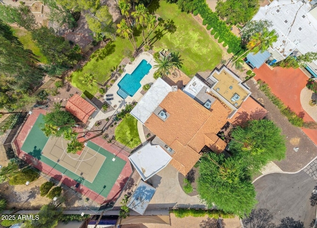 5540 E Mercer Ln, Scottsdale, AZ 85254 - aerial view of a pool area