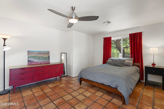 5540 E Mercer Ln, Scottsdale, AZ 85254 - bedroom with a ceiling fan and baseboards