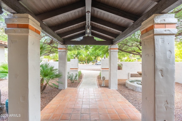 5540 E Mercer Ln, Scottsdale, AZ 85254 - view of patio featuring a gazebo