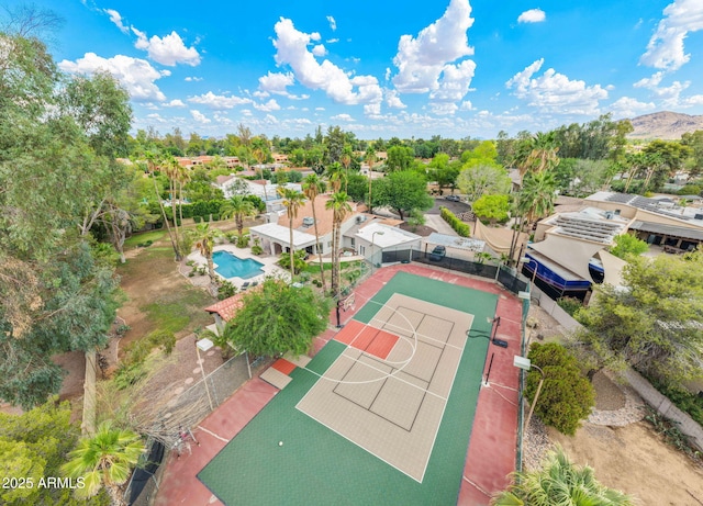 5540 E Mercer Ln, Scottsdale, AZ 85254 - drone / aerial view of a pool