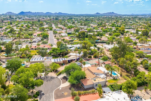5540 E Mercer Ln, Scottsdale, AZ 85254 - aerial perspective of suburban area with a mountainous background