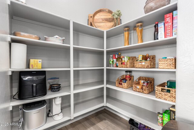 view of pantry