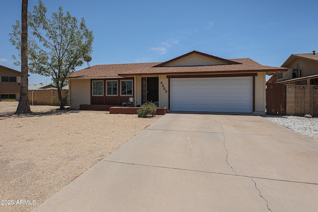 4623 W Solano Dr S S, Unit South, Glendale, AZ 85301 - ranch-style home featuring driveway, a garage, and stucco siding