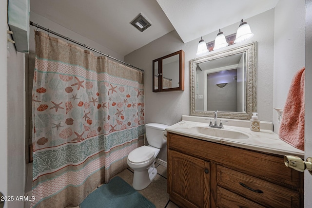 4623 W Solano Dr S S, Unit South, Glendale, AZ 85301 - bathroom featuring vanity and a shower with shower curtain