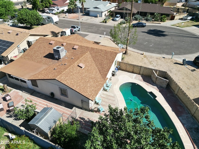 4623 W Solano Dr S S, Unit South, Glendale, AZ 85301 - aerial view of residential area with a pool