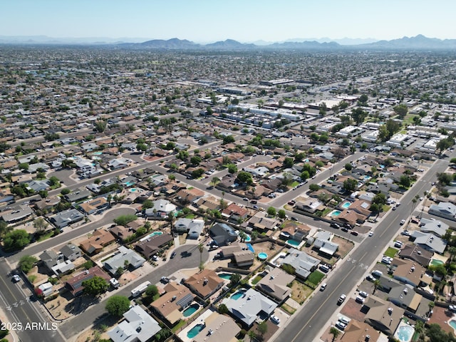 4623 W Solano Dr S S, Unit South, Glendale, AZ 85301 - aerial view of property's location featuring mountains