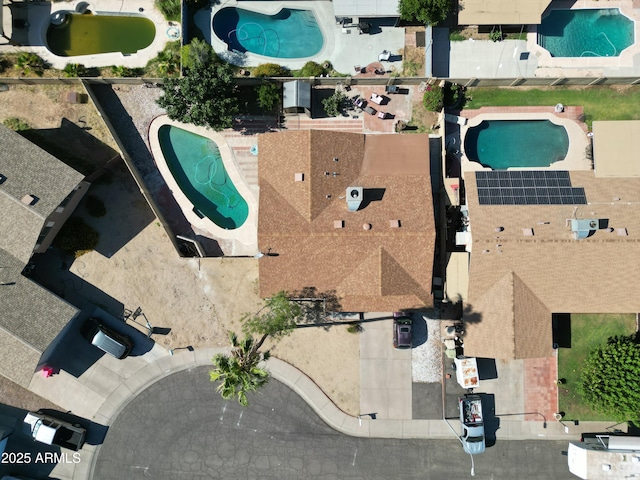 4623 W Solano Dr S S, Unit South, Glendale, AZ 85301 - aerial view of property and surrounding area with a pool