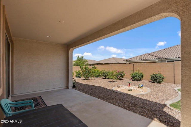 22912 E Domingo Rd, Queen Creek, AZ 85142 - view of patio featuring a fenced backyard