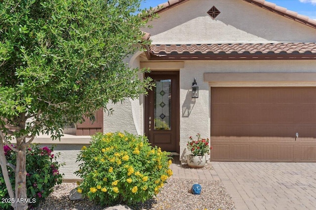 22912 E Domingo Rd, Queen Creek, AZ 85142 - view of front facade with a tile roof and stucco siding