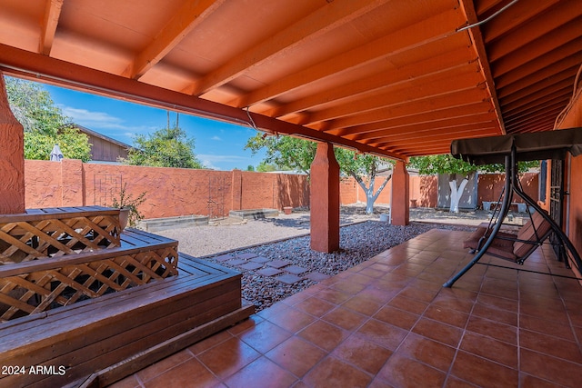 view of patio