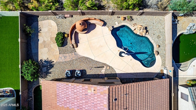 3028 W Parkside Ln, Phoenix, AZ 85027 - drone / aerial view of a pool